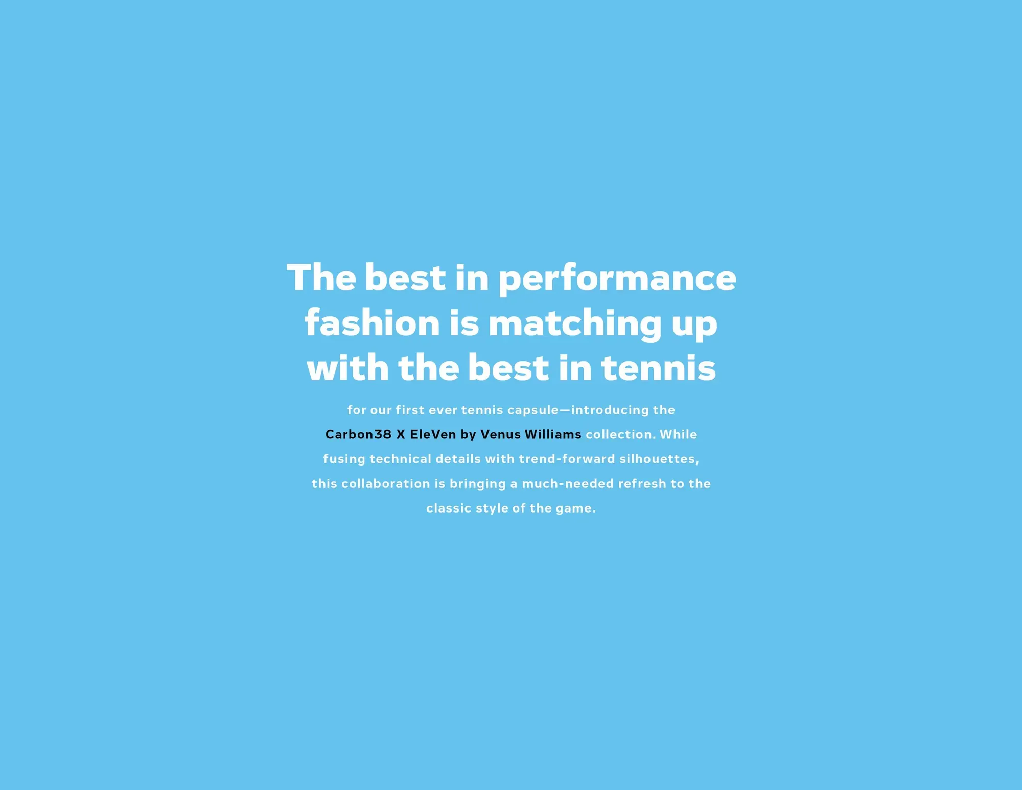 Eleven by Venus — Eleven by Venus Williams